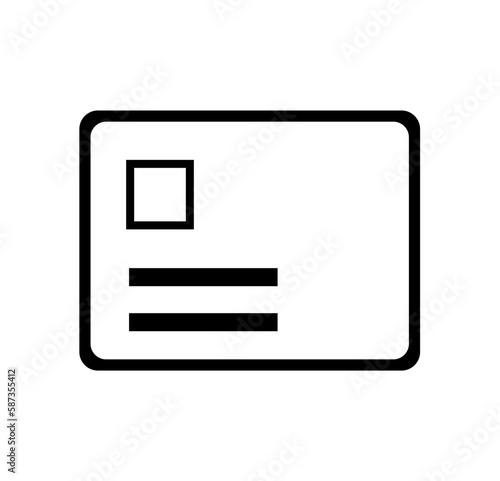 black and white icon