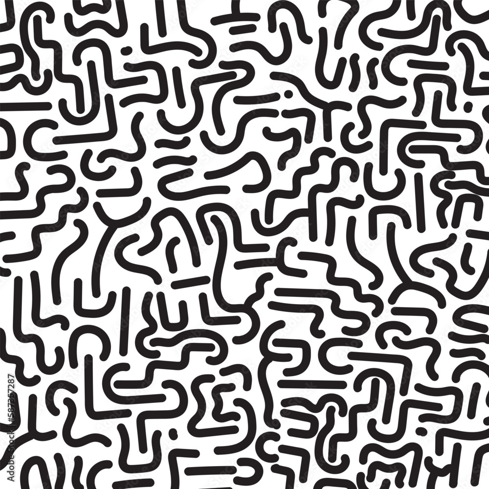 abstract maze pattern vector illustration