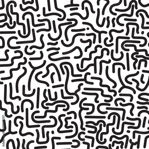 abstract maze pattern vector illustration