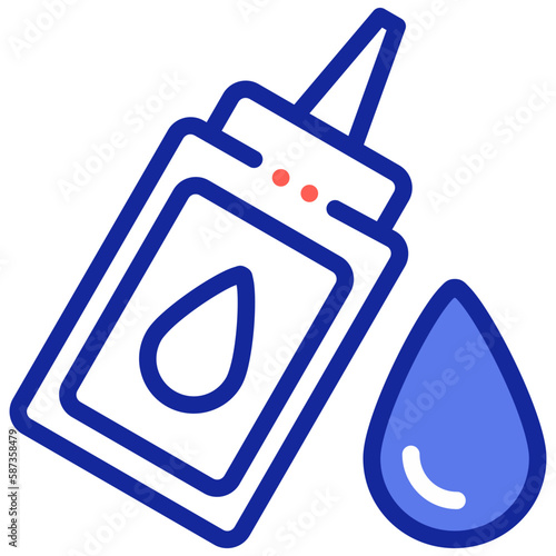 Adhere materials together firmly icons