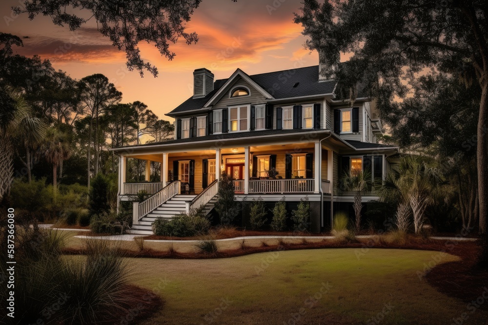 Luxurious Low Country Style Home with Modern Amenities