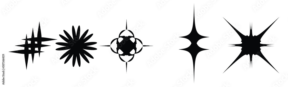 Vector Graphic Assets Set. Bold modern Shapes for Posters Template, flyers, clothes, social media, graphic design, sticker, In Y2k style, Futuristic, Anti-design, Digital Collage, Retro Futurist. Vector Graphic Assets Set. Bold modern Shapes for Posters Template, flyers, clothes, social media, graphic design, sticker, In Y2k style, Futuristic, Anti-design, Digital Collage, Retro Futurist.