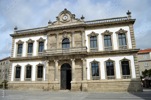Casa Consistorial de Pontevedra, Concello de Pontevedra, Ayuntamiento de Pontevedra, Galicia España