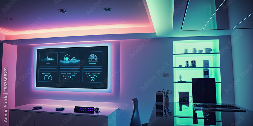 Smart home automation secured with WiFi technology - Generative AI Smart home automation secured with WiFi technology - Generative AI