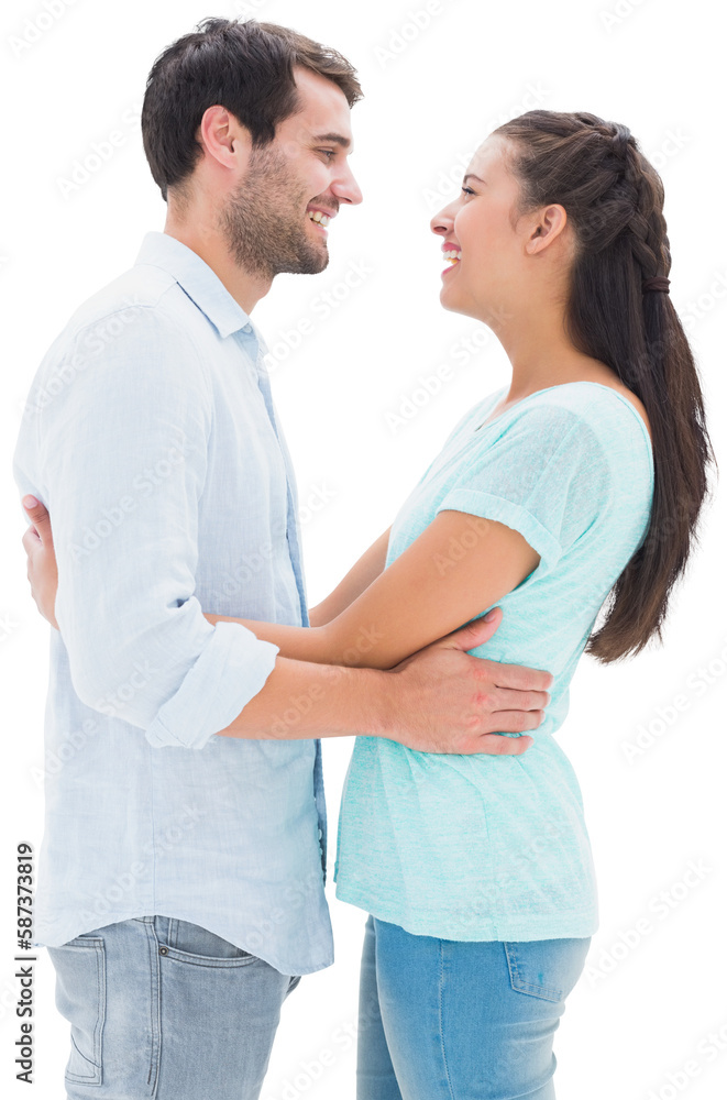Attractive young couple hugging each other Attractive young couple hugging each other