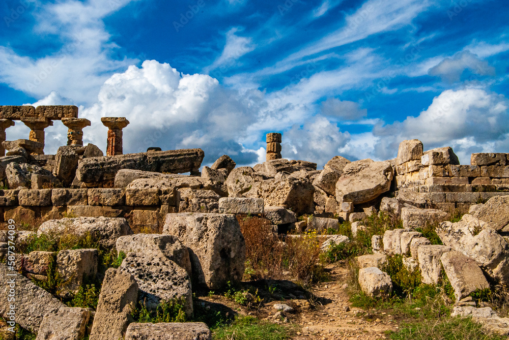 Ruins of ancient greek tempels, Seliunte, Sicily