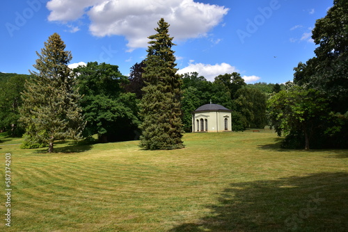 Cechy under Kosir Chateau park Manes pavilion © Radko