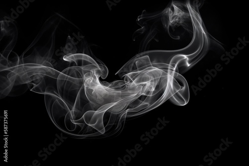 a black background with smoke in the air and a black background with smoke in the air and a black background with smoke in the air. generative ai