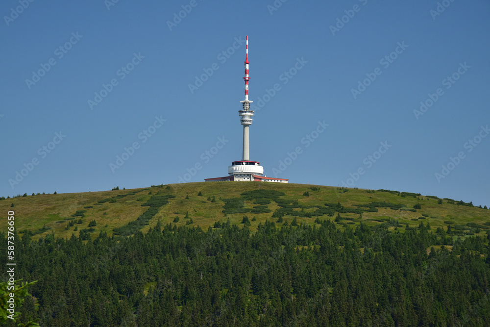 Transmitter Praded Praded Jeseniky hill