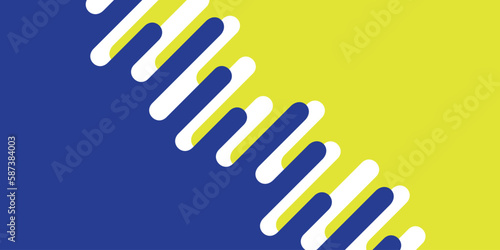 abstraction of yellow and blue paint on the wall, vector stains