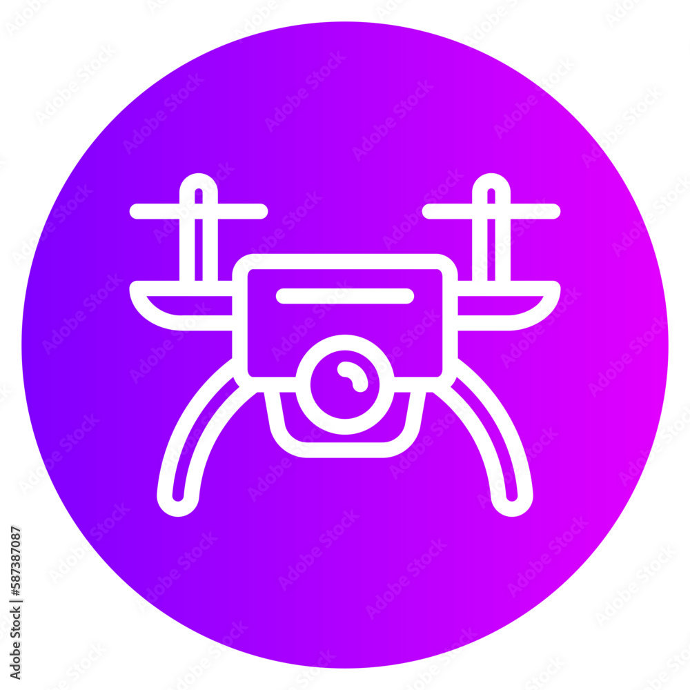 drone gradient icon drone gradient icon