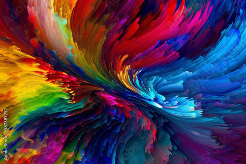 Unleashing Your Creativity: Exploring the Vibrant World of Digital Colorful Paints, Generative AI.