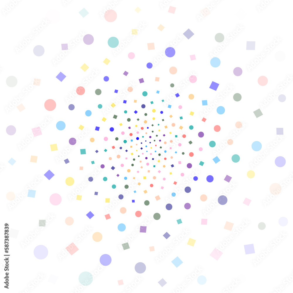 Festival seamless pattern with confetti. Repeating background, vector illustration with different shapes Festival seamless pattern with confetti. Repeating background, vector illustration with different shapes