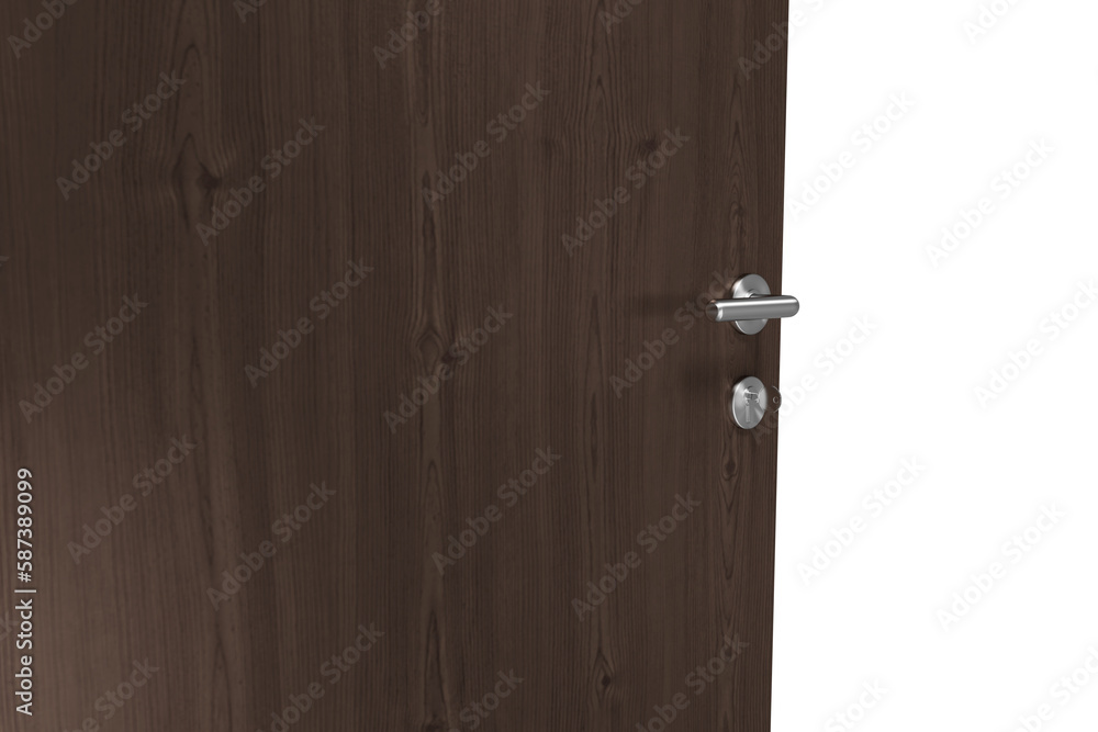 Obraz premium Brown door