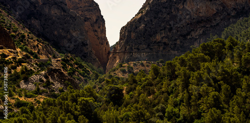 Canyon of Caminito del Rey, Malaga, Spain