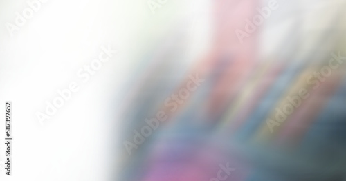 Blur digitally generated image