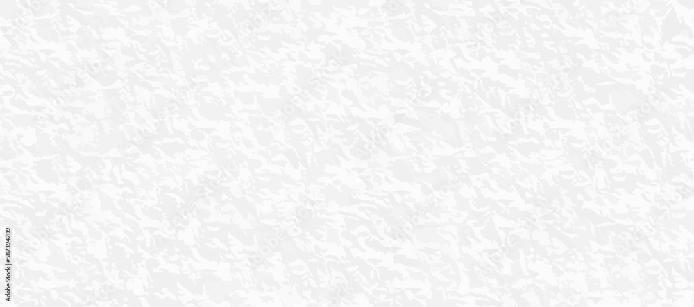 Vector white paper background. Light gray wall texture. Blank horizontal plaster banner Vector white paper background. Light gray wall texture. Blank horizontal plaster banner