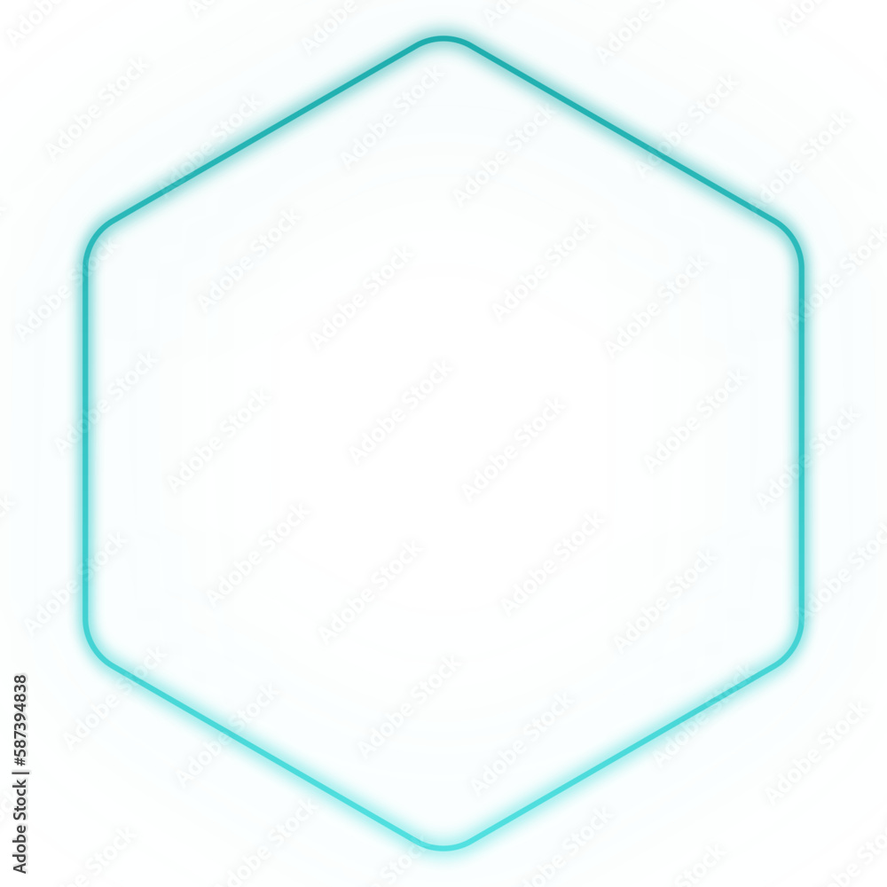 Basic shape neon background. Electric geometric shape with light flare glow on transparent. Shining logo border design for casino night club disco rave party in 1980 style vector illustration Basic shape neon background. Electric geometric shape with light flare glow on transparent. Shining logo border design for casino night club disco rave party in 1980 style vector illustration