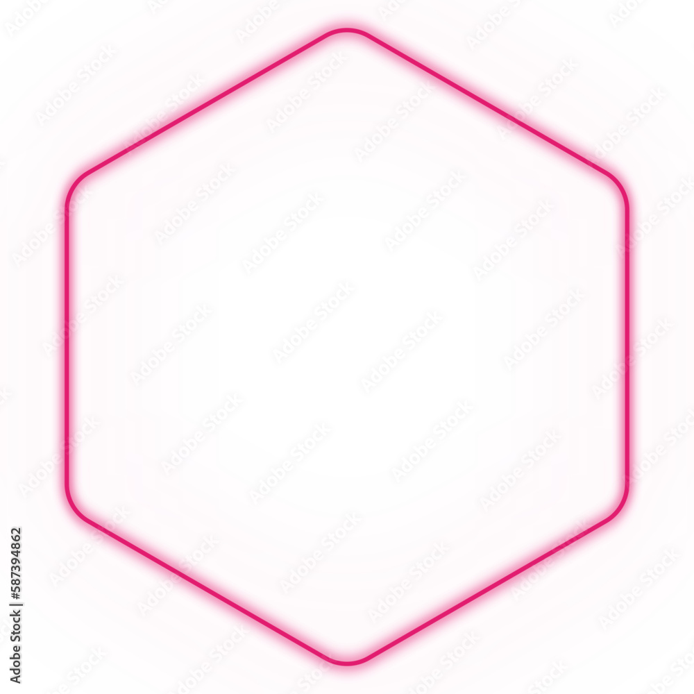 Basic shape neon background. Electric geometric shape with light flare glow on transparent. Shining logo border design for casino night club disco rave party in 1980 style vector illustration Basic shape neon background. Electric geometric shape with light flare glow on transparent. Shining logo border design for casino night club disco rave party in 1980 style vector illustration