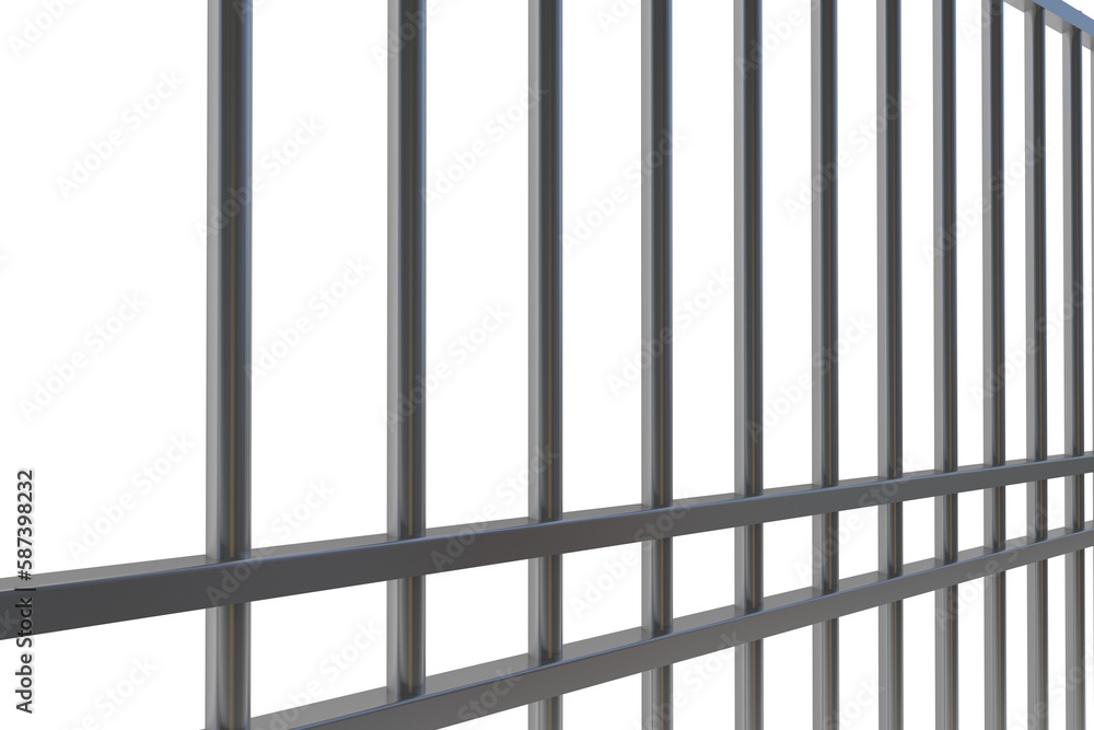 Digitally generated metal prison bars Digitally generated metal prison bars