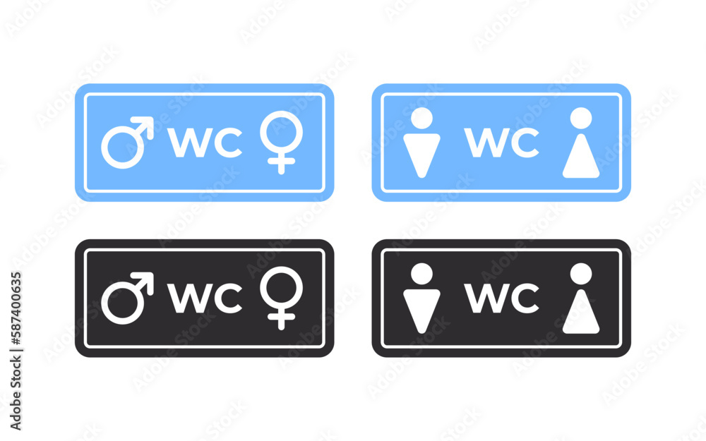 Toilet icons. Girls and boys restrooms sign and symbol. Bathroom sign. Vector scalable graphics Toilet icons. Girls and boys restrooms sign and symbol. Bathroom sign. Vector scalable graphics