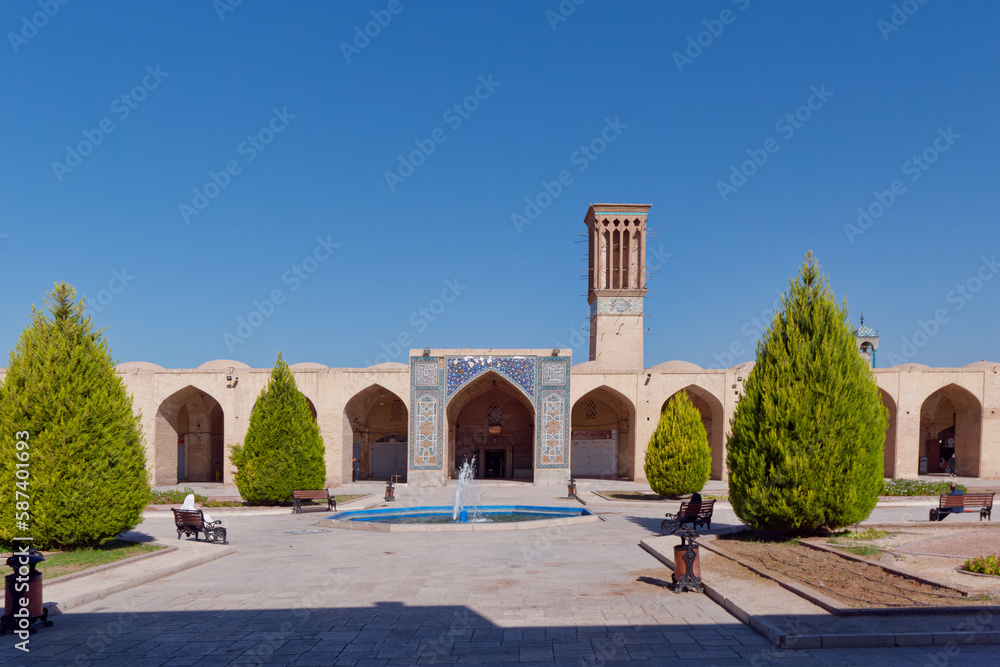 Obraz premium View of the the Ganjali Khan Complex in the old centre of Kerman city, Iran