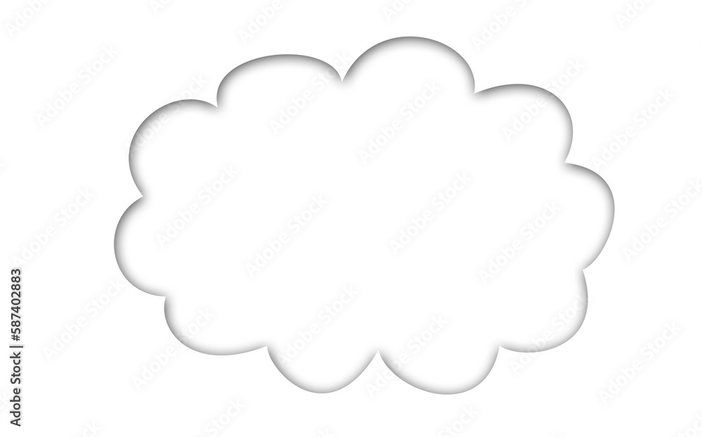 Digital image of clouds