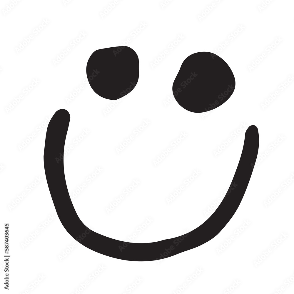 Digital composite image of smiling face Digital composite image of smiling face