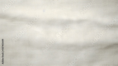 White Primed Cotton Canvas Texture Background