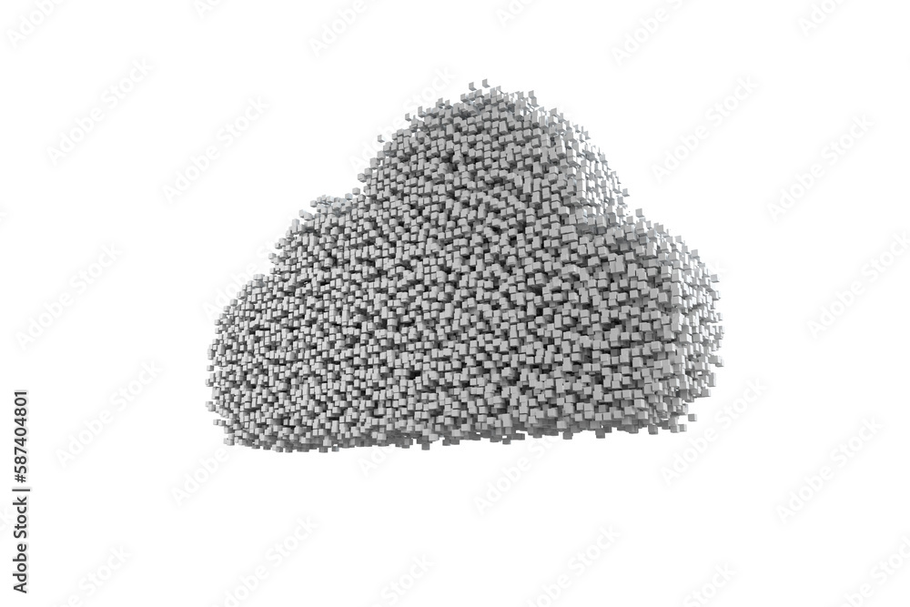 Computer graphic image of cloud