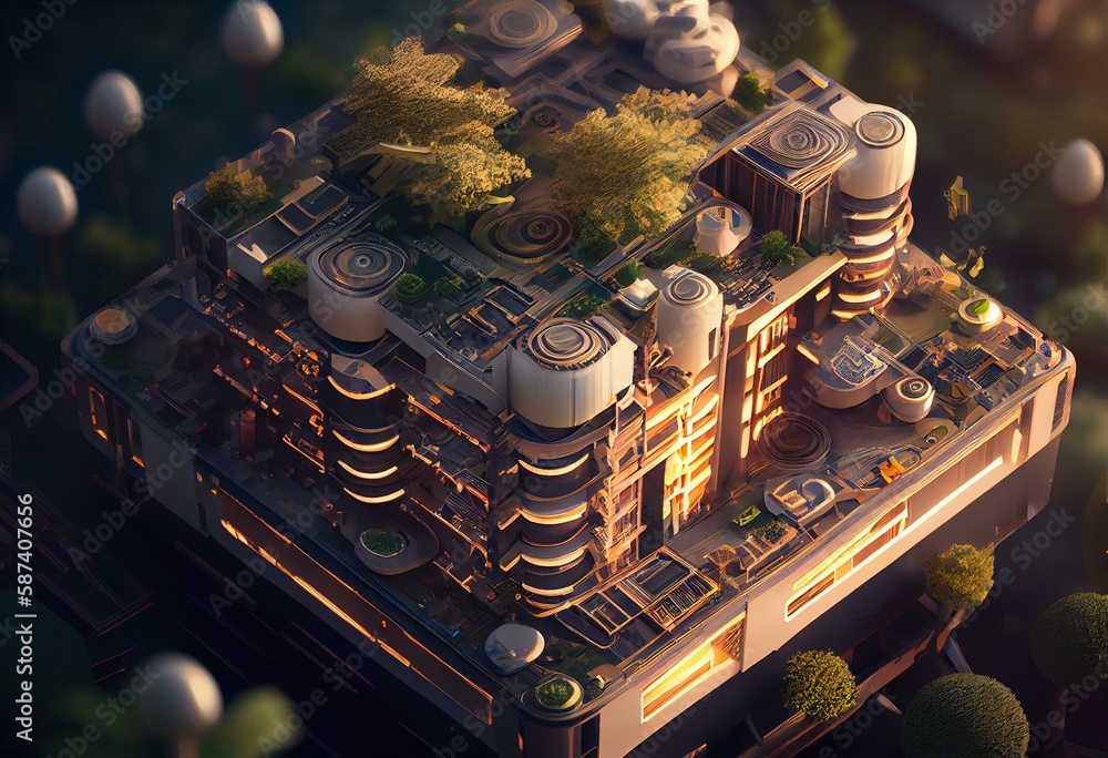 Bionic Residences with Smart Homes & Green Spaces: An Epic Composition ...