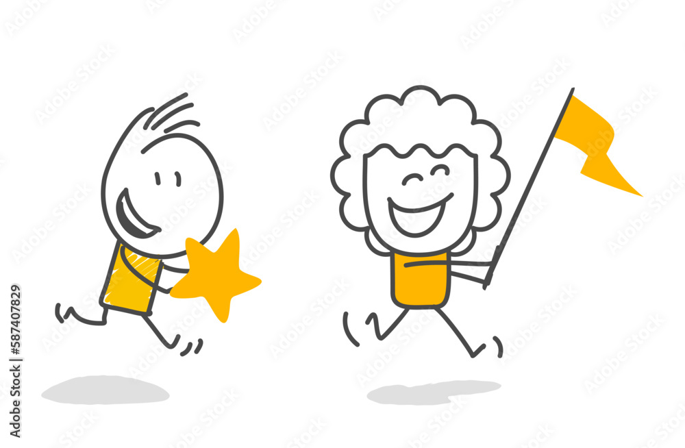 Stick figures. Isolated on white background. Hand drawn Doodle Line Art Cartoon Design character. Stick figures. Isolated on white background. Hand drawn Doodle Line Art Cartoon Design character.