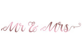 Mr and Mrs wedding concept