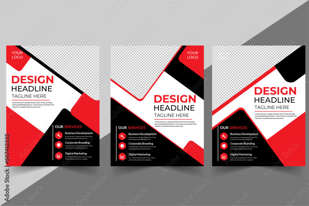 flyer cover business brochure vector design, Leaflet advertising abstract background, Modern poster magazine layout template, Annual report for presentation.
