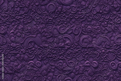 vibrant purple background. Generative AI