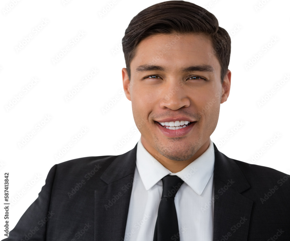 Close up portrait of smiling young businessman Close up portrait of smiling young businessman