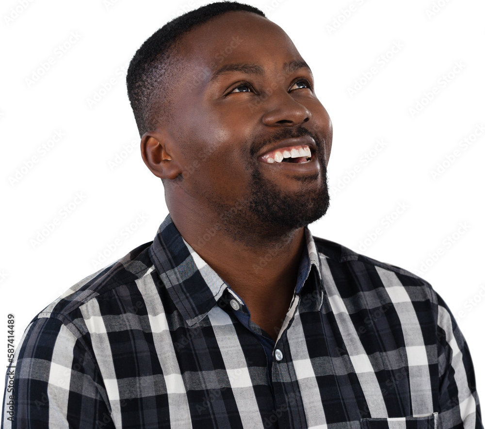 Cheerful Man standing against white background Cheerful Man standing against white background