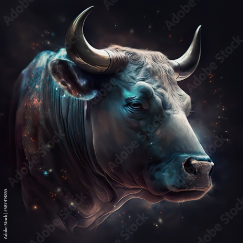 Taurus, sign of the zodiac Bull © Irene