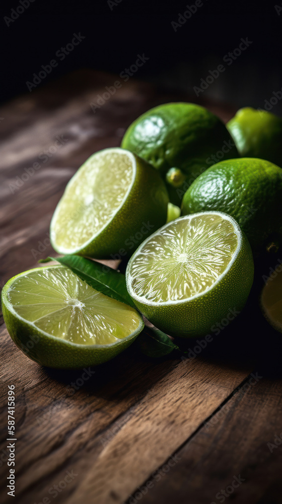 Freshly Sliced Limes Freshly Sliced Limes