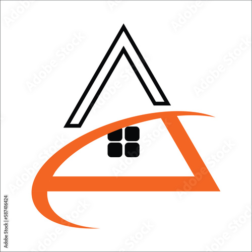 Triangle House Logo Design - Unique, Modern Twist on Classic Architecture photo