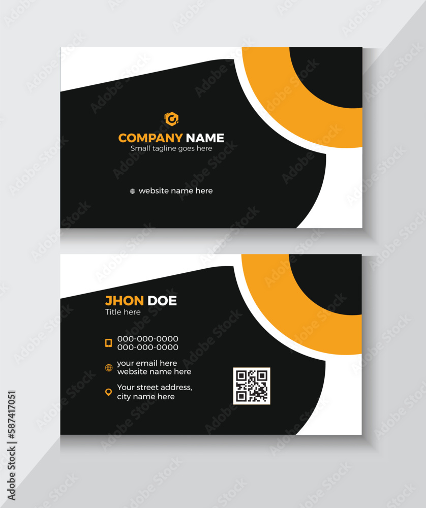 Creative and modern business card template Creative and modern business card template