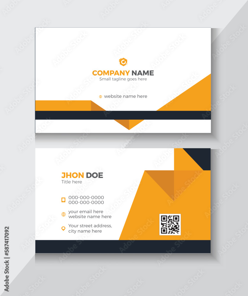 Creative and modern business card template Creative and modern business card template
