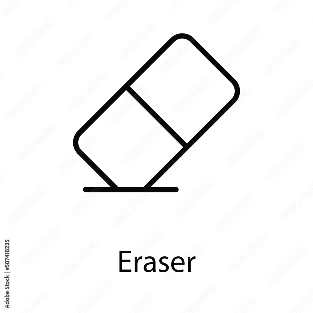 Eraser icon. Suitable for Web Page, Mobile App, UI, UX�and�GUI�design. Eraser icon. Suitable for Web Page, Mobile App, UI, UX�and�GUI�design.