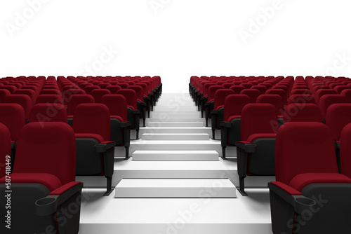 Graphic image of red chairs