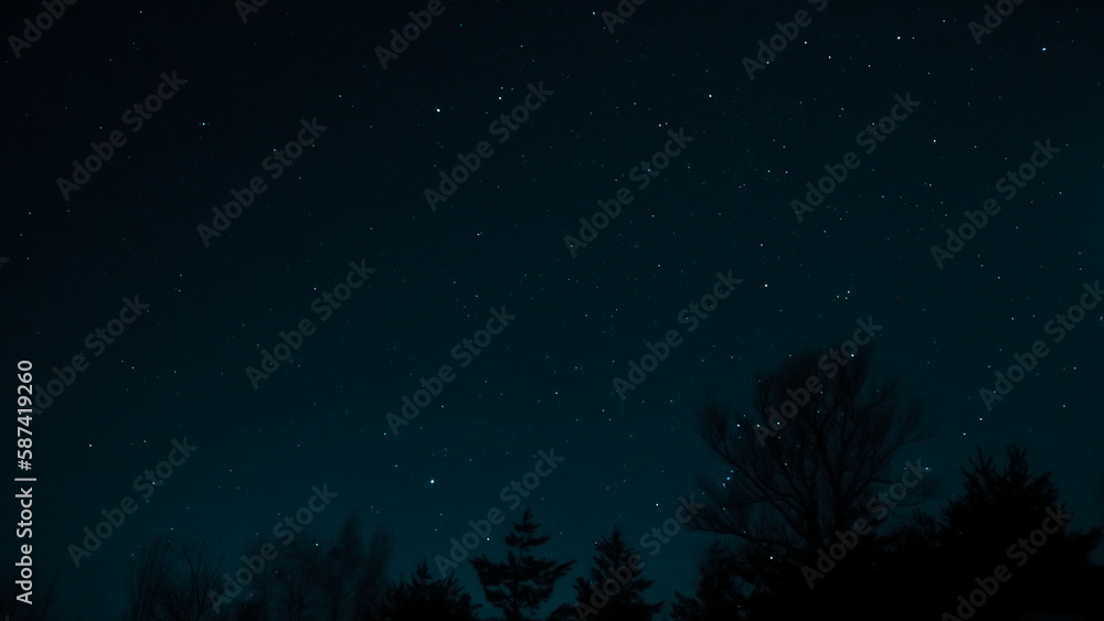 Night starry sky, dark blue space background with stars. Night starry sky, dark blue space background with stars.