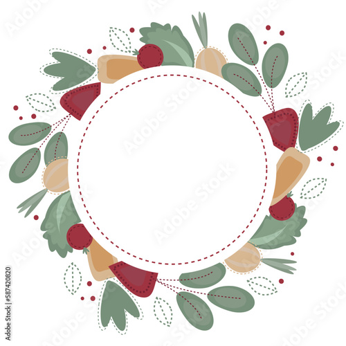 vector illustration let's cook with vegetables