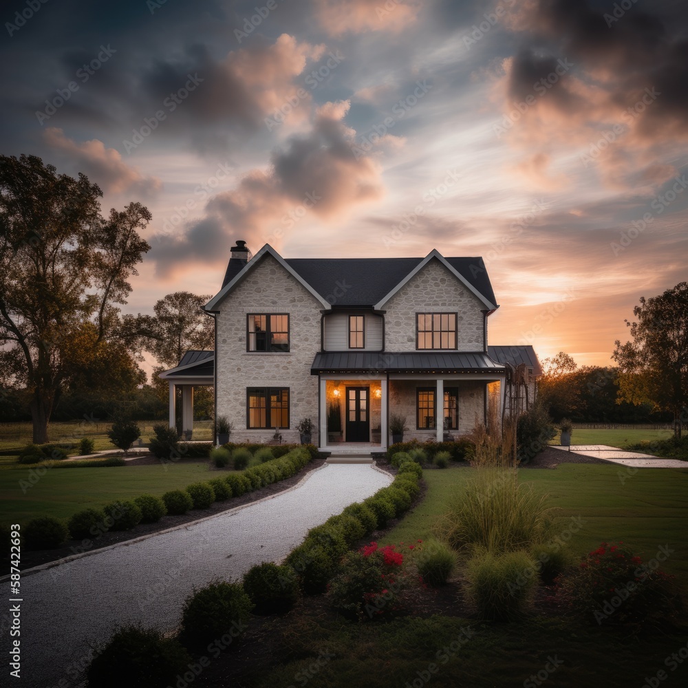 Spacious and Luxurious Farmhouse Style Home Spacious and Luxurious Farmhouse Style Home