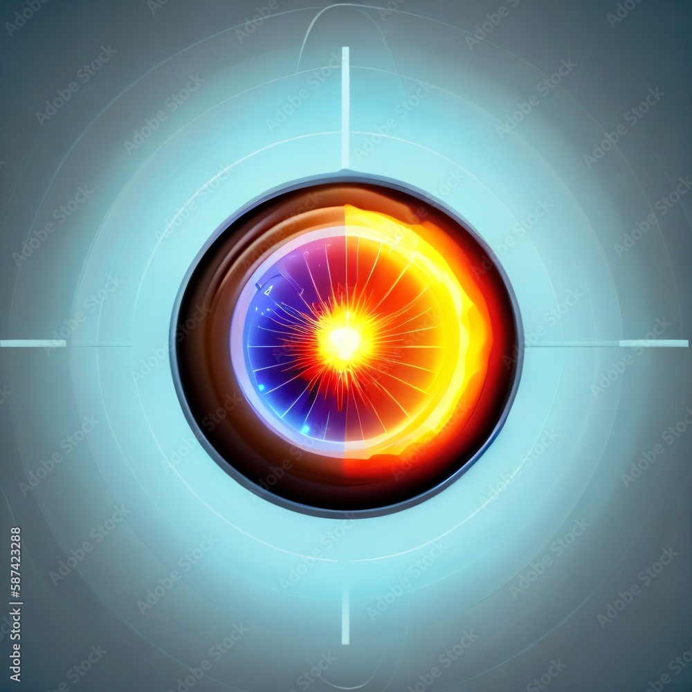 An image of the Higgs boson, also known as the God particle, abstract cosmic background. Created with generative AI tools An image of the Higgs boson, also known as the God particle, abstract cosmic background. Created with generative AI tools