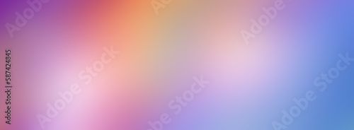 Long banner  gradient. Blurred soft lilac blue background with large blurred light spots. Template for advertising and presentation of cosmetic products