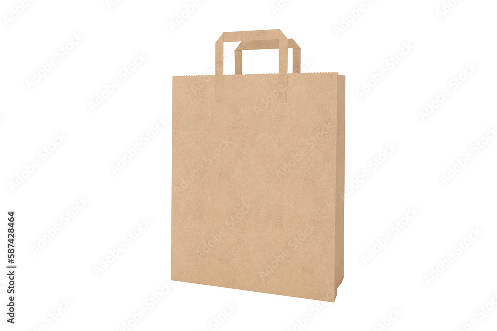 Digital composite image of brown paper bag Digital composite image of brown paper bag